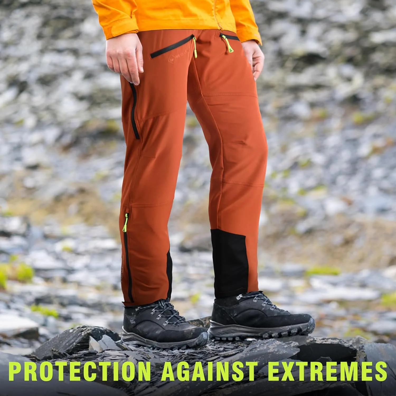FWG Men's Hiking Pants - Durable Fishing & Work Pants, Ventilated, Multiple Pockets, Design for Outdoors