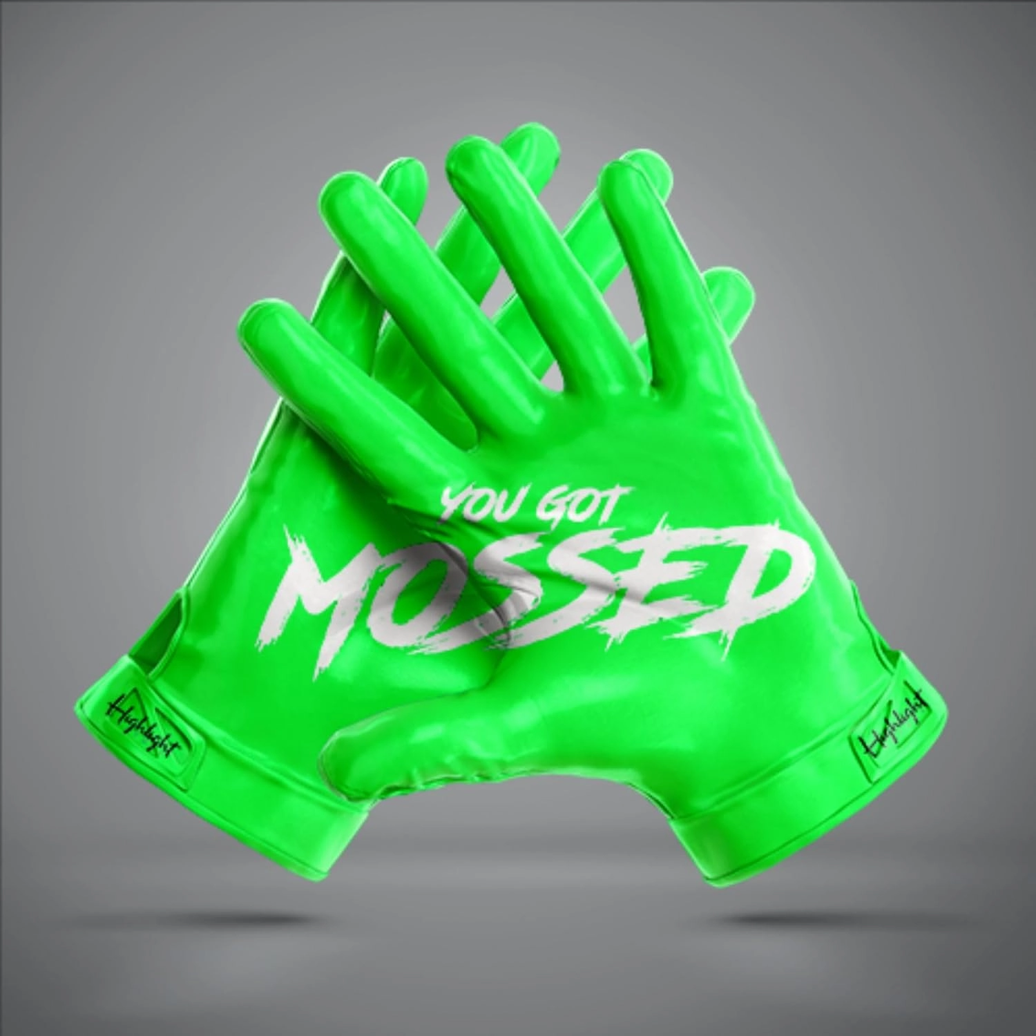 G.O.A.T. You Got Mossed - Ultra Grip Football Gloves - Superior Grip, Breathable Design, for All Weather Conditions