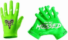 G.O.A.T. You Got Mossed - Ultra Grip Football Gloves - Superior Grip, Breathable Design, for All Weather Conditions