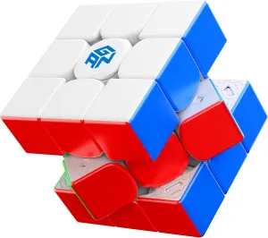 GAN 14 Maglev, Speed Cube 3x3 Magnetic GAN14 Stickerless 56mm Puzzle Toy for Kids Adults, GAN Flagship (Frosted Version)