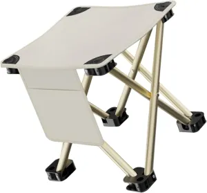 GANAZONO Portable Folding Stool Lightweight Camping Chair for Fishing Outdoor Use Space Saving Design Easy to Carry Durable Ergonomic for Hiking and More
