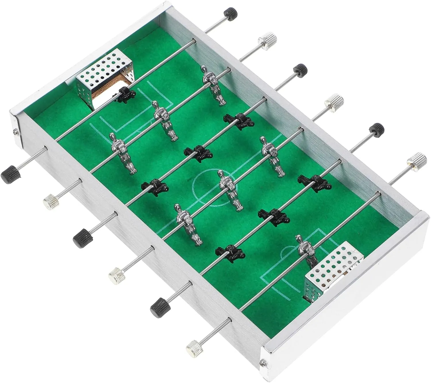 Garneck Entertainment for Ages Mini Table Football Game Easy to Set up Carry for Home or Outdoor Games
