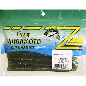 Gary Yamamoto Custom Baits 5  Yamasenko Baby Bass Fishing Bait 10 Count