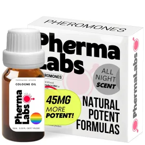 Gay Cologne Oil 10 mL bottle Pheromone Infused for The Bold Irresistible Allure (All Night Scent [45MG])