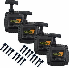 Generic Pack of 4 - Aluminum core pull start Starter fit for 23cc 26cc 29cc 30.5cc Zenoah RCMK CY Rovan KM engine for RC Baja Remote control gasoline car 1/5 scale