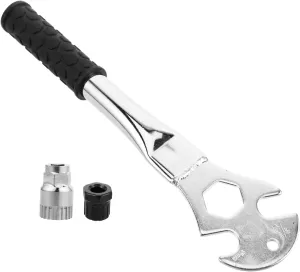 GLEAVI 1Set Multi Function Bicycle Repair Tool Kit Compact Bike Pedal Wrench with Axle Removal Tool Lightweight Spanner for Mountain Road