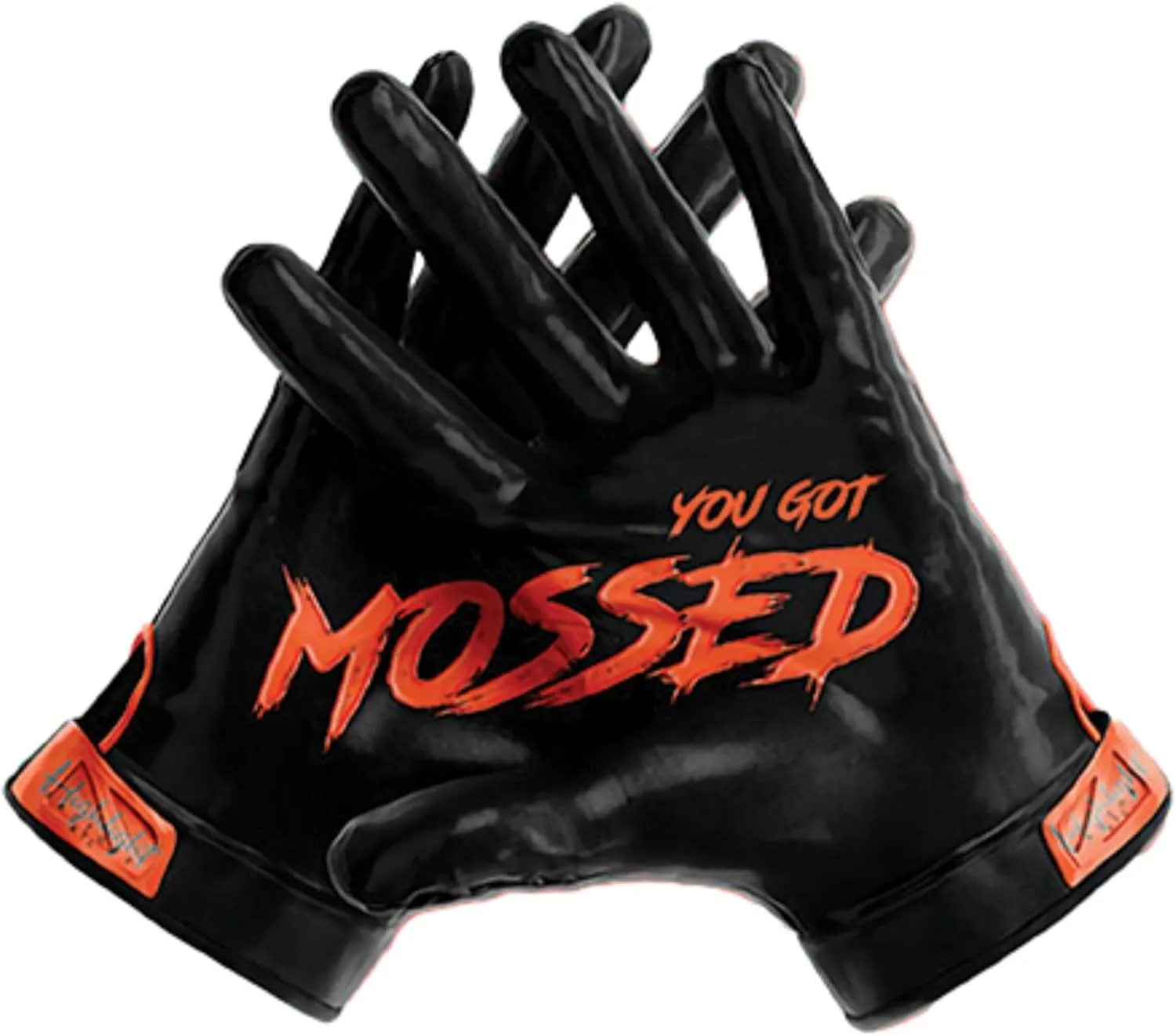 G.O.A.T. You Got Mossed - Ultra Grip Football Gloves - Superior Grip, Breathable Design, for All Weather Conditions