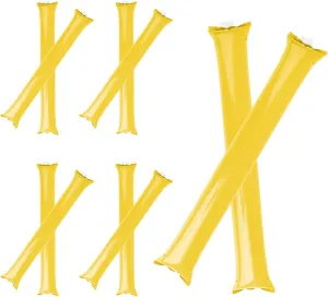 GOGO 100 PCS Cheer Sticks Inflatable Bam Bam Spirit Stick, Cheerleading Noisemakers for Sport Game