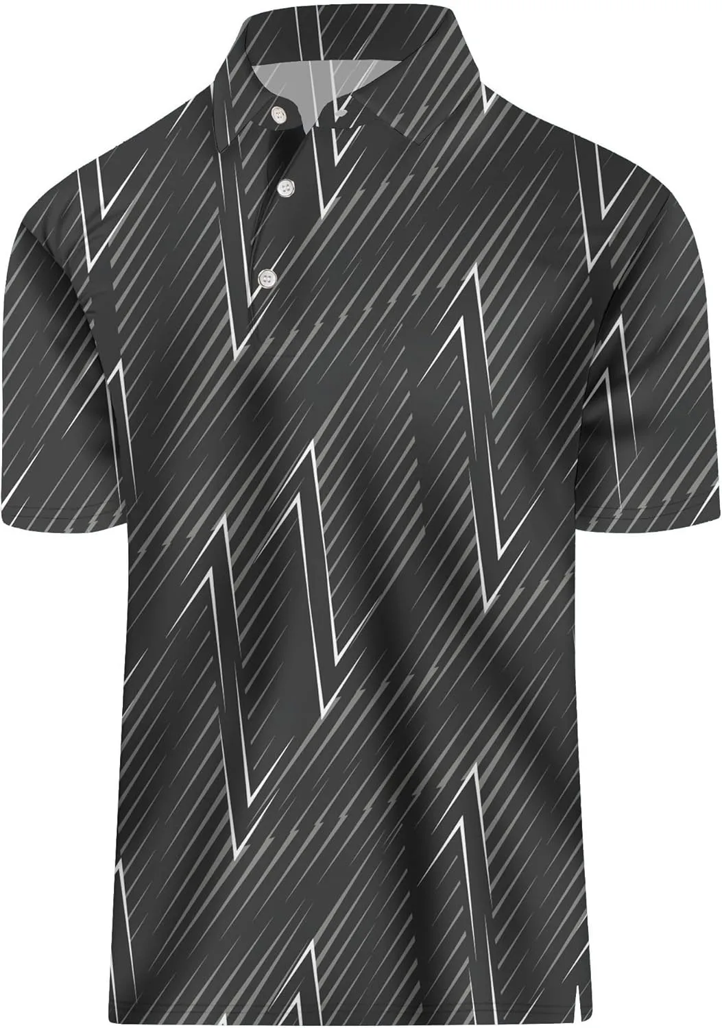 Golf Shirts for Men Funny: Hawaiian Golf Polo Shirt Dry Fit
