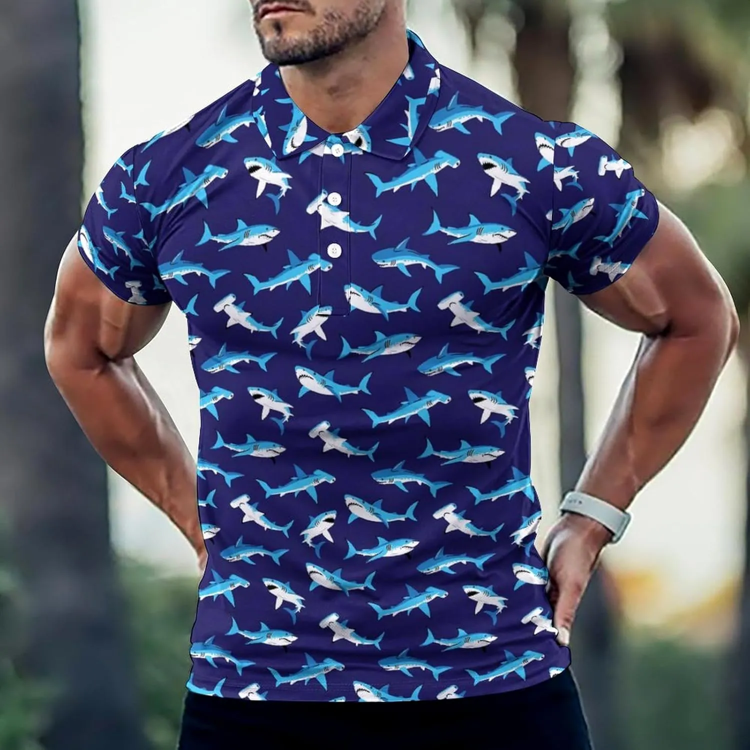 Golf Shirts for Men,Dry Fit Athletic Short Sleeve Polo Shirts,Performance 4 Way Stretch Golf Polos with UPF 50