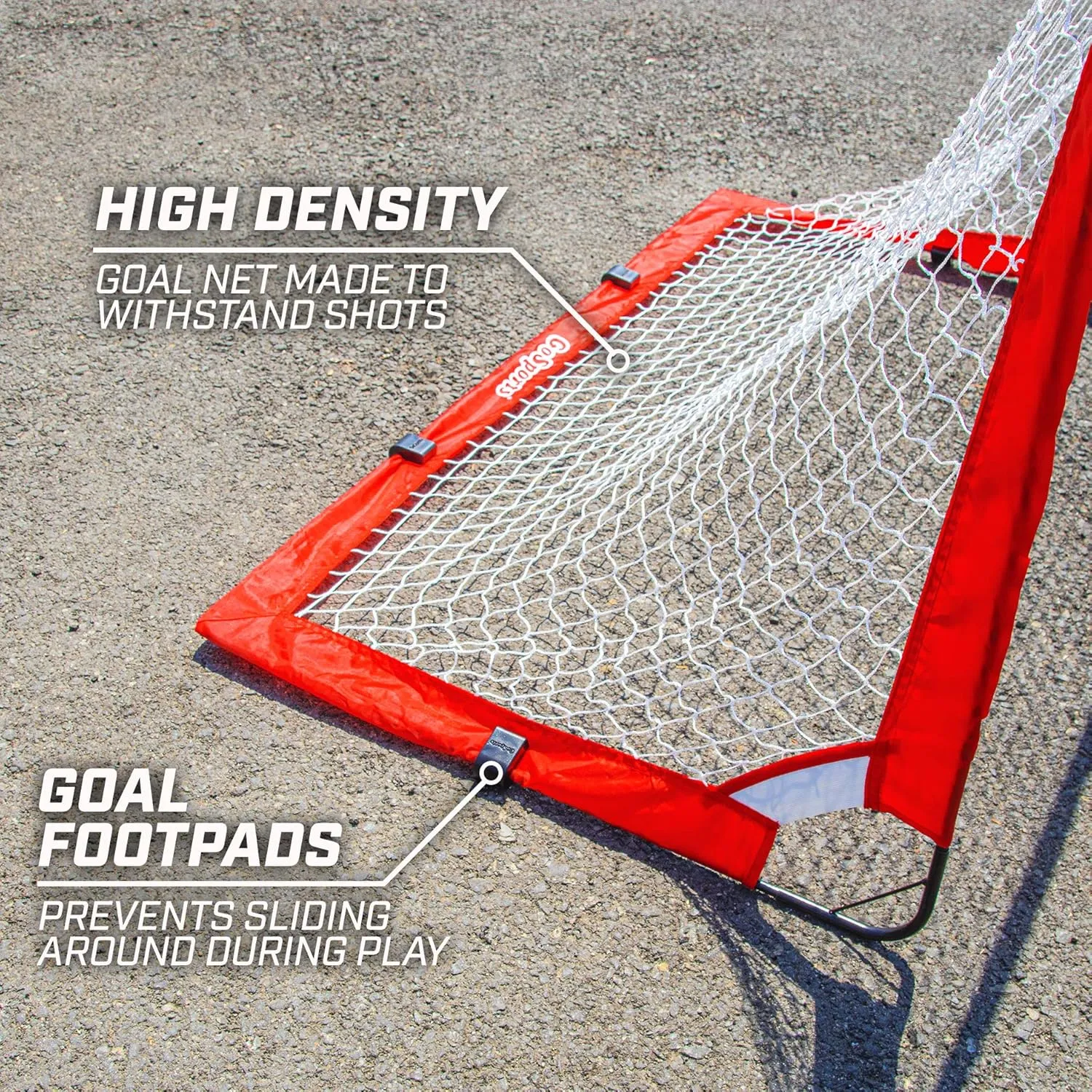 GoSports Street Hockey, Choose Between Street Hockey Goal Set with Sticks, or Street Hockey Sticks (2 Pack)