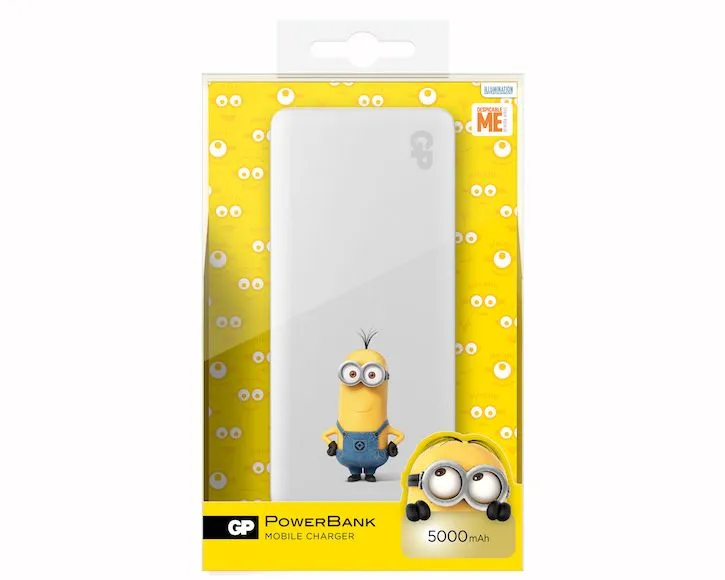 GP Minions PowerBank 5000mAh Pure White