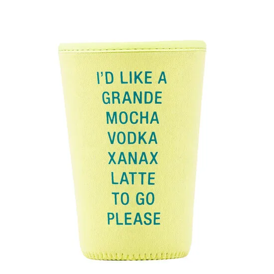 Grande Mocha Vodka  To Go Koozie