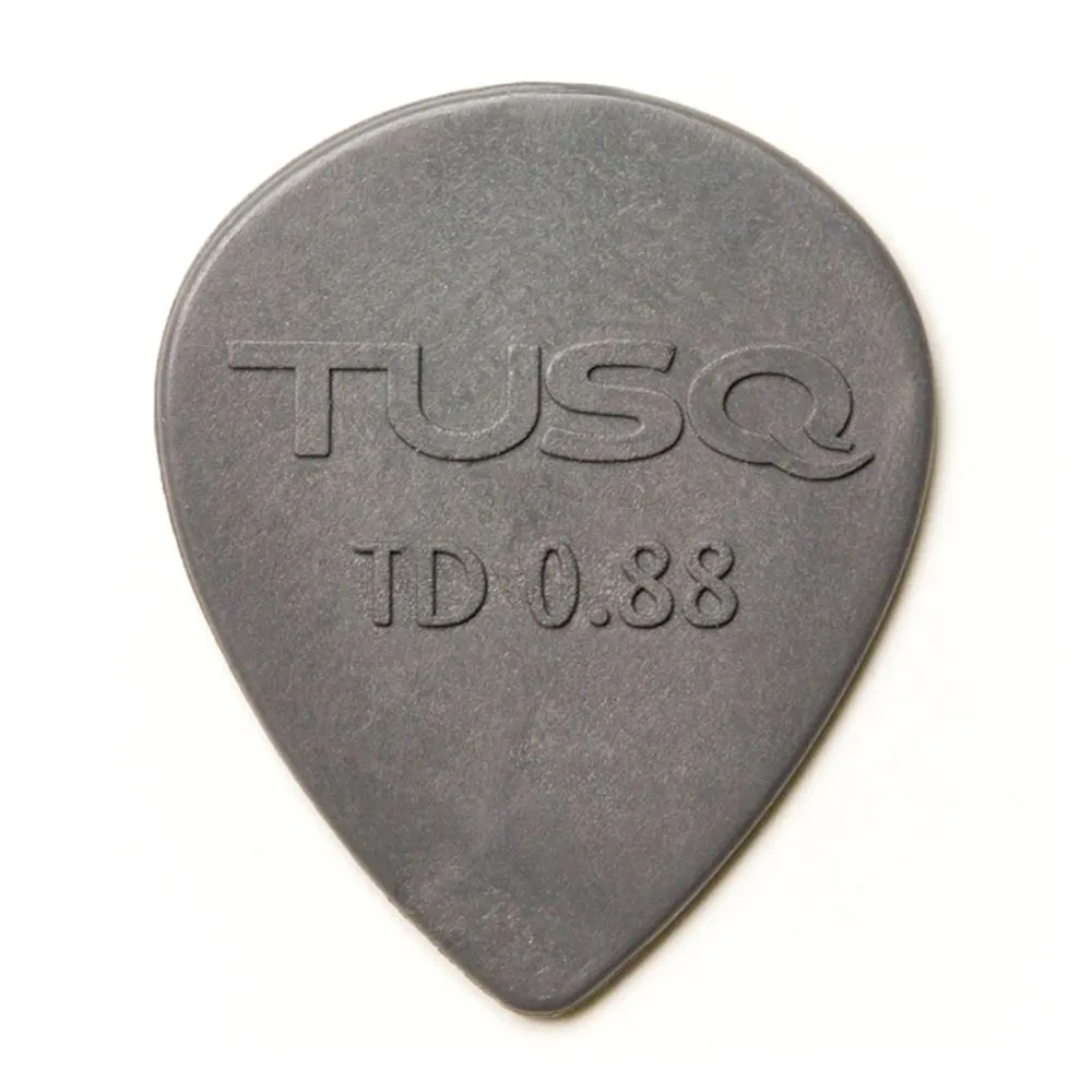 Graphtech Tusq Tear Drop Pick .88mm Gray - 6pcs