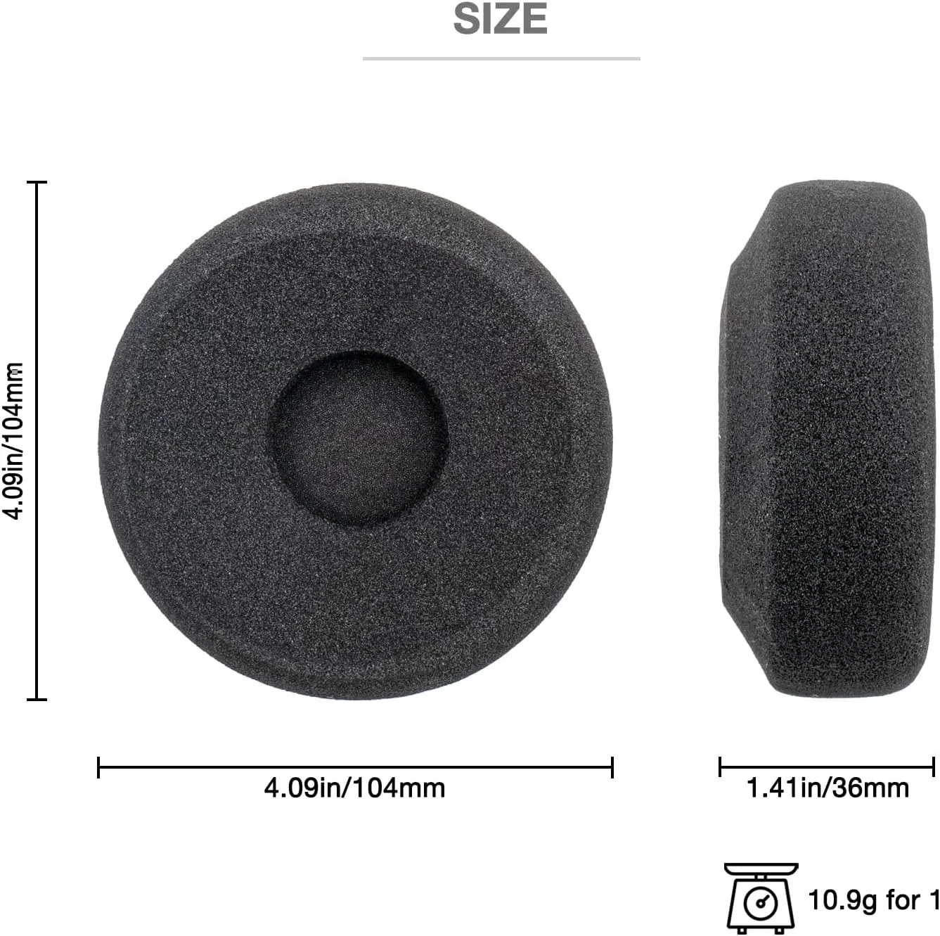 Great Size Over Ear Pads Compatible with Koss Portapro Porta Pro Ksc75 Kph40 Kph30i Headphone Headset Earpad Sponge Cushion Replacement Foam Pad Covers (Great Over Ear Pads)