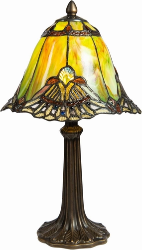 Green Haiawa Tiffany Accent Table Lamp