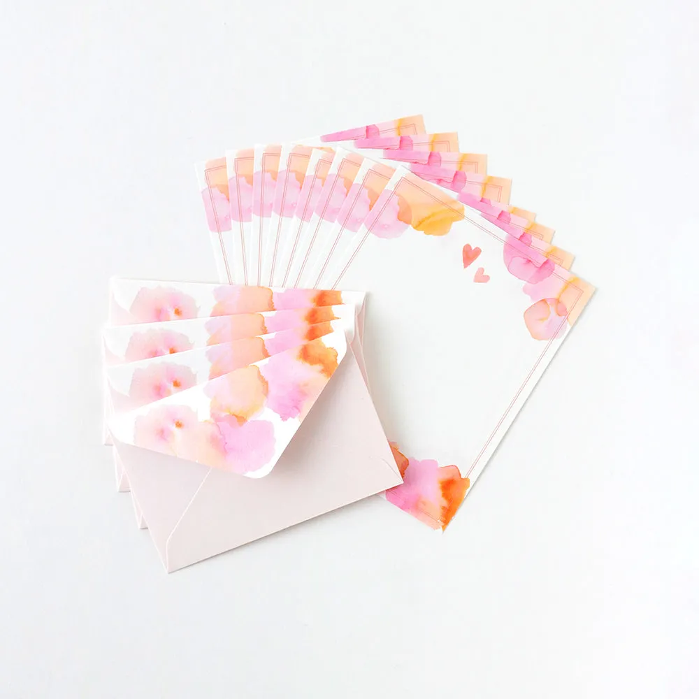 GreenFlash Mini Letter Set - Pink Hearts