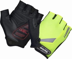 GripGrab ProGel Padded Short Finger Road Riding Summer Cycling Gloves Bicycle Gloves Biking Gloves for Men Fingerless Cycle Mitts