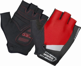 GripGrab SuperGel Padded Half Finger Road Riding Summer Cycling Gloves Bicycle Gloves Biking Gloves for Men Fingerless Cycle Mitts