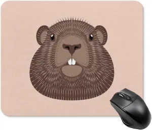 Groundhog Day Funny Animal Durable Mouse Pad Fashion Non-Slip Waterproof Gaming Mouse Mat Unisex Home Office 20 * 25cm, style