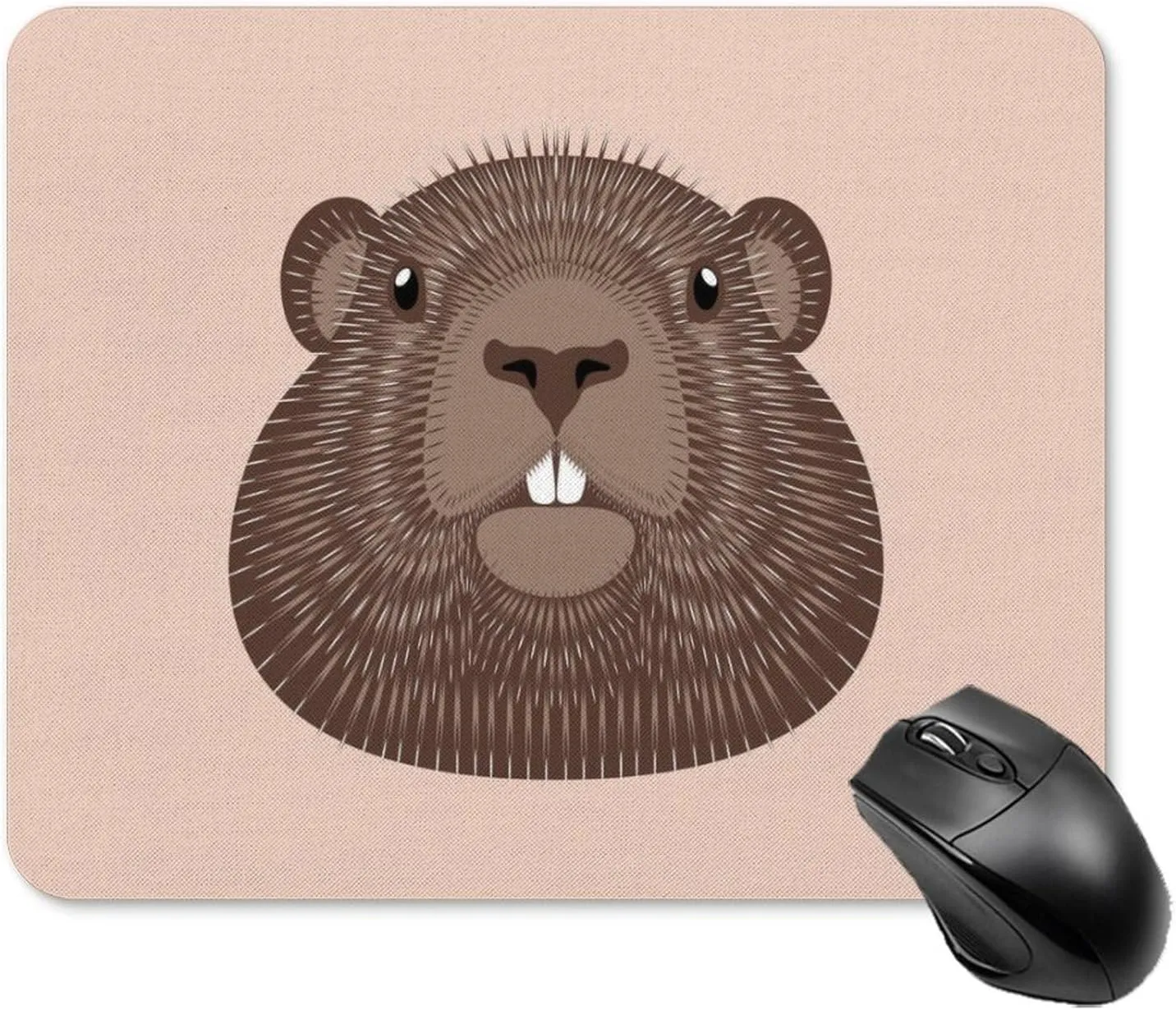 Groundhog Day Funny Animal Durable Mouse Pad Fashion Non-Slip Waterproof Gaming Mouse Mat Unisex Home Office 20 * 25cm, style
