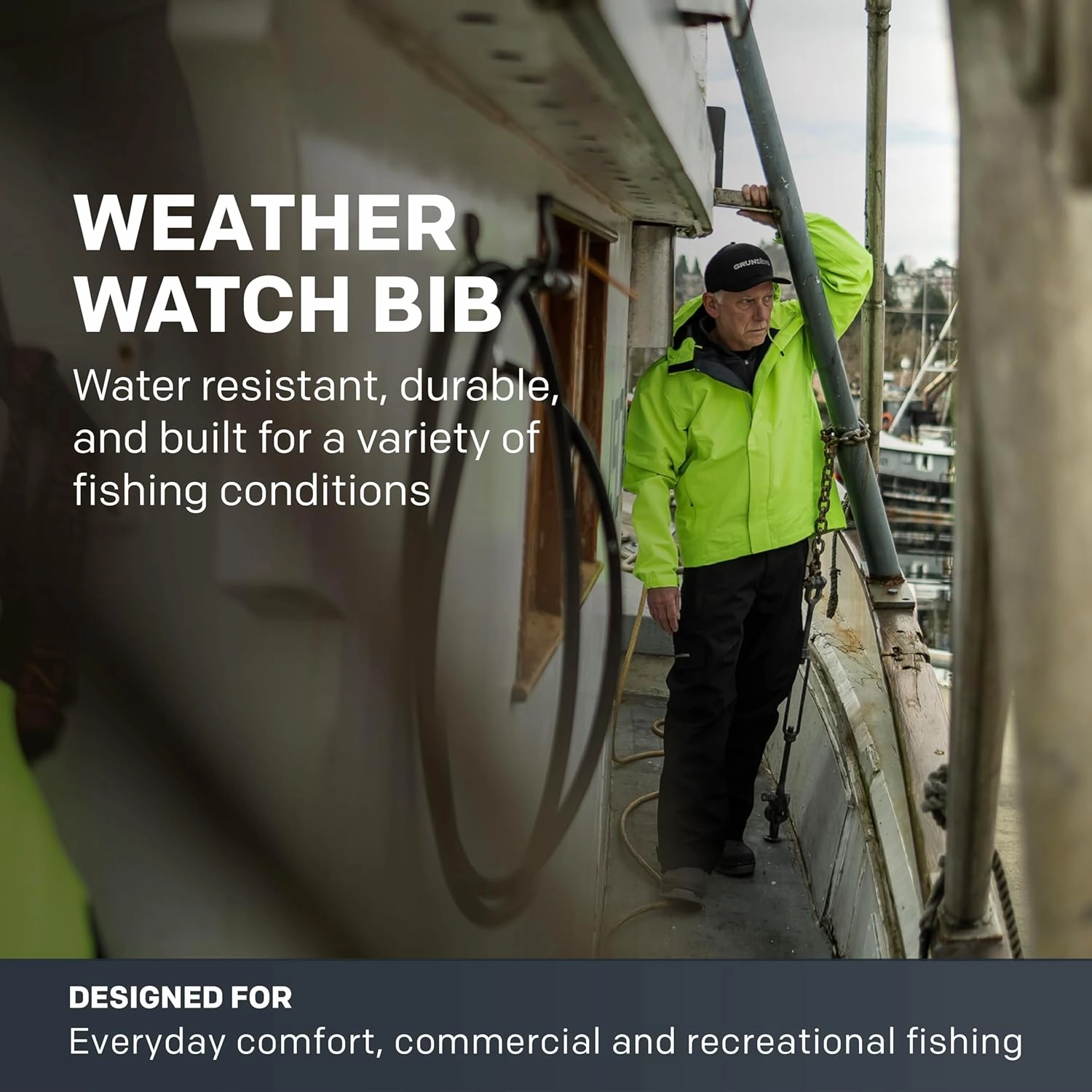 Grundéns Men's Weather Watch Fishing Bib Trouser