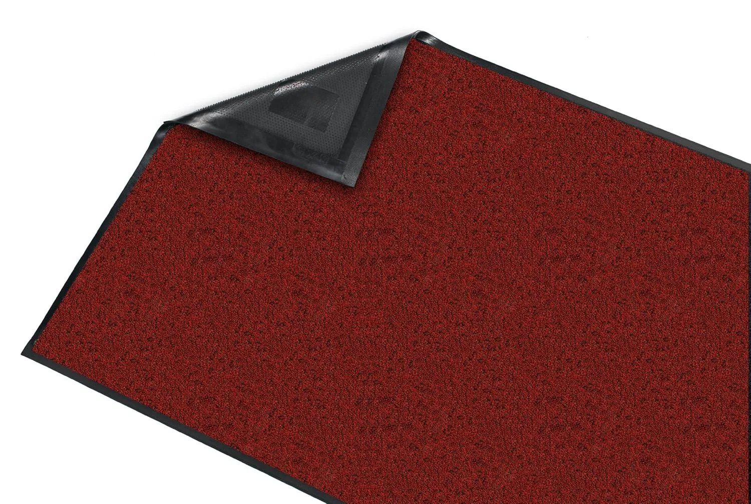 Guardian - 20995 Platinum Series Indoor Wiper Floor Mat, Rubber with Nylon Carpet, 6'x10', Red