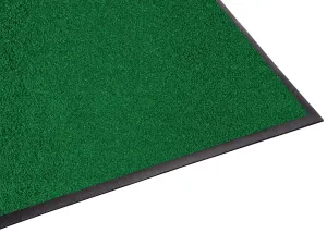Guardian Platinum Series Indoor Wiper Floor Mat, Rubber with Nylon Carpet, 2'x10', Green