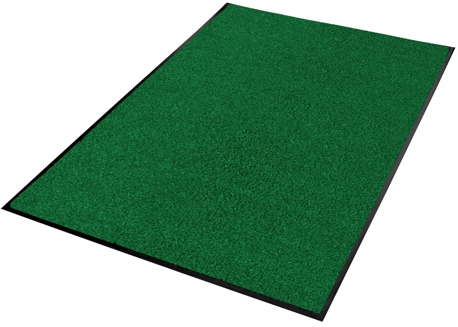 Guardian Platinum Series Indoor Wiper Floor Mat, Rubber with Nylon Carpet, 2'x10', Green