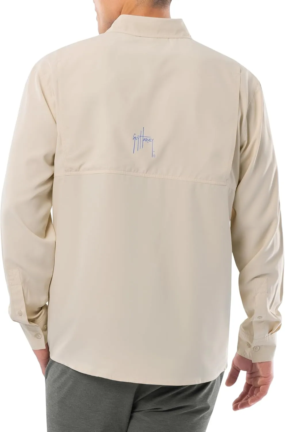Guy Harvey Men's Long Sleeve Performance Fishing Shirt