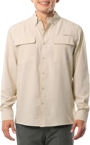Guy Harvey Men's Long Sleeve Performance Fishing Shirt
