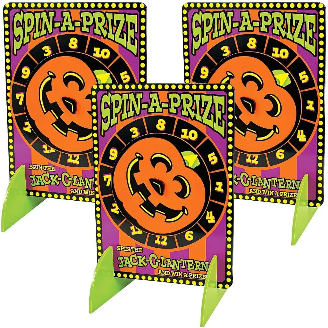Halloween Spinner Prize Wheel Game (wood) Carnival Party Game