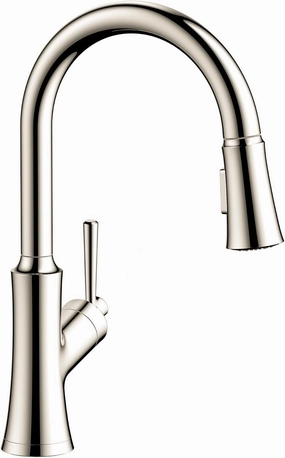 hansgrohe Joleena 1-Handle 16 Polished Nickel, 04793830 Kitchen Faucet, 15.8-Inches Tall