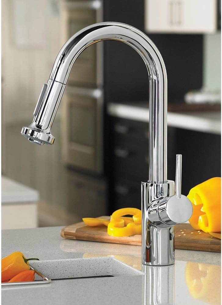 hansgrohe Talis S² Chrome Bar Kitchen Faucet, Kitchen Faucets with Pull Down Sprayer, Faucet for Kitchen Sink, Magnetic Docking Spray Head, Chrome 04286000