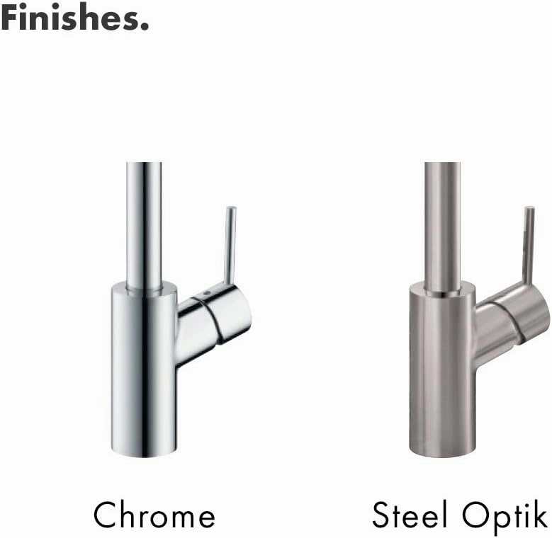 hansgrohe Talis S² Chrome Bar Kitchen Faucet, Kitchen Faucets with Pull Down Sprayer, Faucet for Kitchen Sink, Magnetic Docking Spray Head, Chrome 04286000