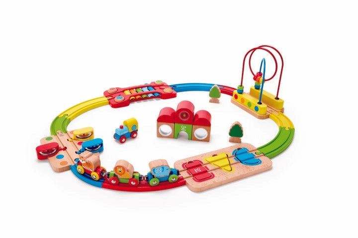 Hape Rainbow Puzzle Railway