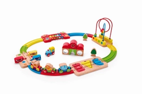 Hape Rainbow Puzzle Railway