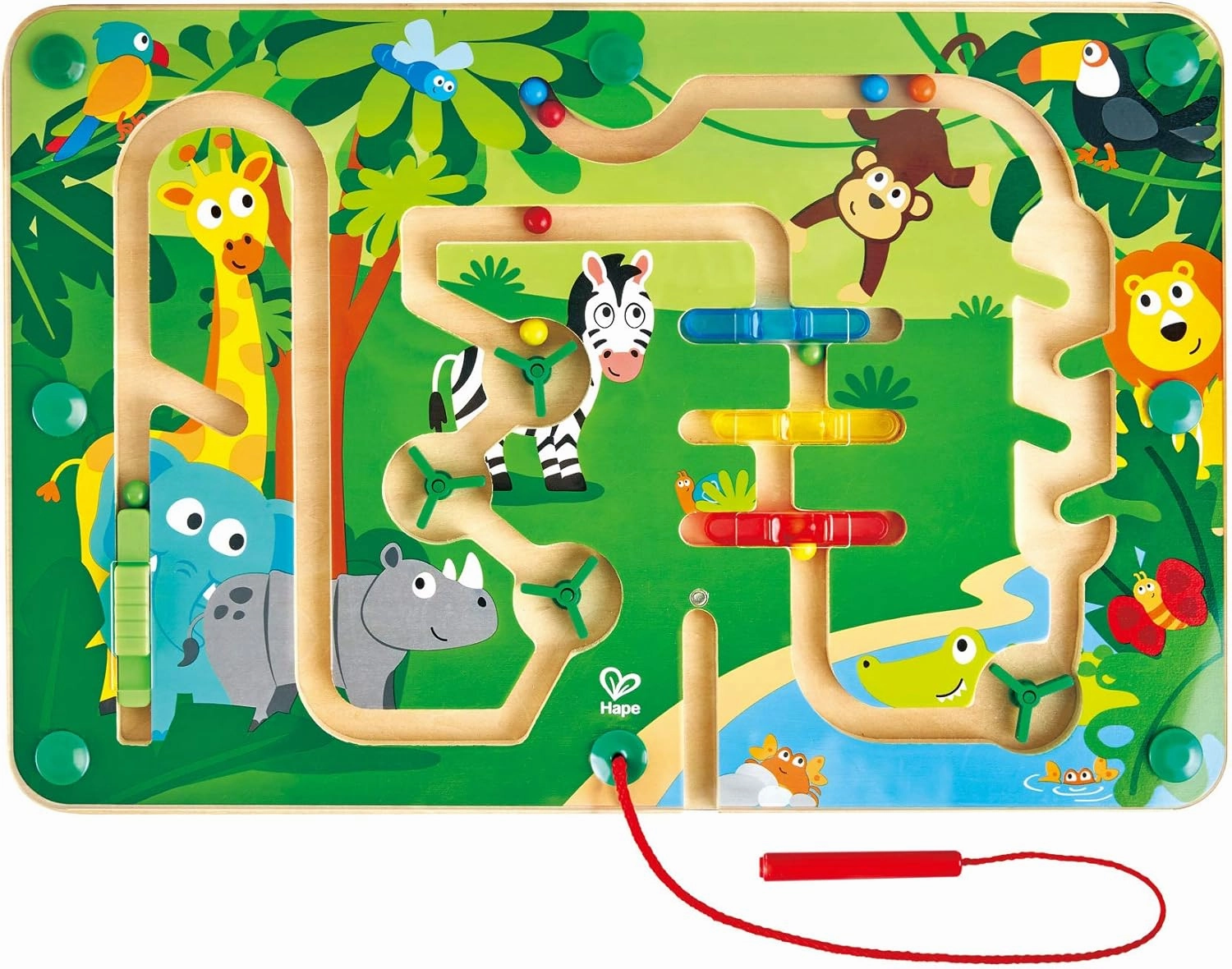 Hape Wooden Jungle Magnetic Maze