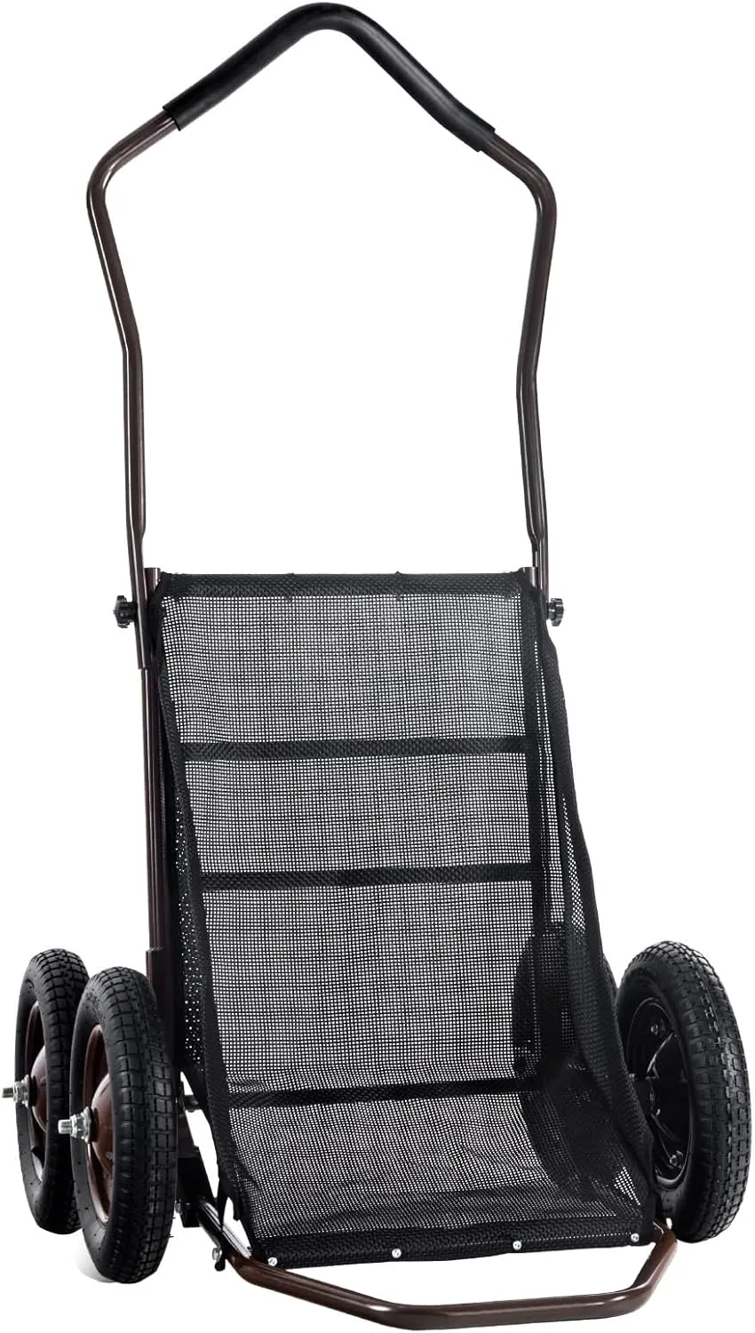 Happybuy 500LBS Capacity Deer Cart, Folding Game Hauler with 4 Big Wheels & Ergonomic Handle, Heavy-Duty Utility Dolly for Hunting, Fishing & Hiking