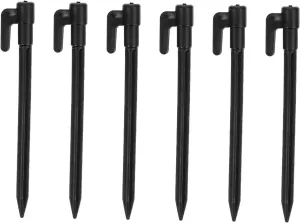 Happyyami 50pcs Plastic Nails Tent Outdoor Camping Stakes Swing Pegs Ground Pegs Camping Stake Nail Beach Mats Camping Accessories Swing Accessories Yellow Accessories The Lazy Sofa