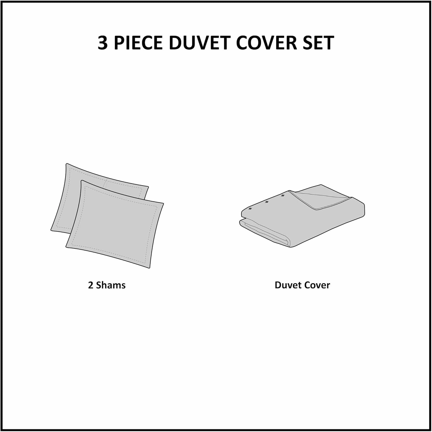 Harbor House 100% Cotton Duvet Set - Trendy Tufted Textured Design, All Season Cozy Bedding Modern Comforter Cover, Matching Shams, Suzanna Taupe Queen(90"x90") 3 Piece