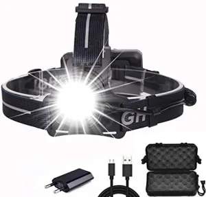 headlamp 50000lm Xhp70.2 Headlight Super Bright Led Headlamp USB Rechargeable Head Torch Xhp70 Lantern Fishing Camping