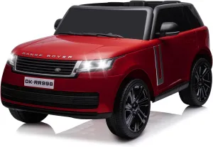 Hetoy 24V 2-Seater Licensed Land Rover Ride On Car Toy w/Parent Remote Control, 3 Speeds, Wireless Music, MP3 Player, Electric Car for Kids,Wine Red