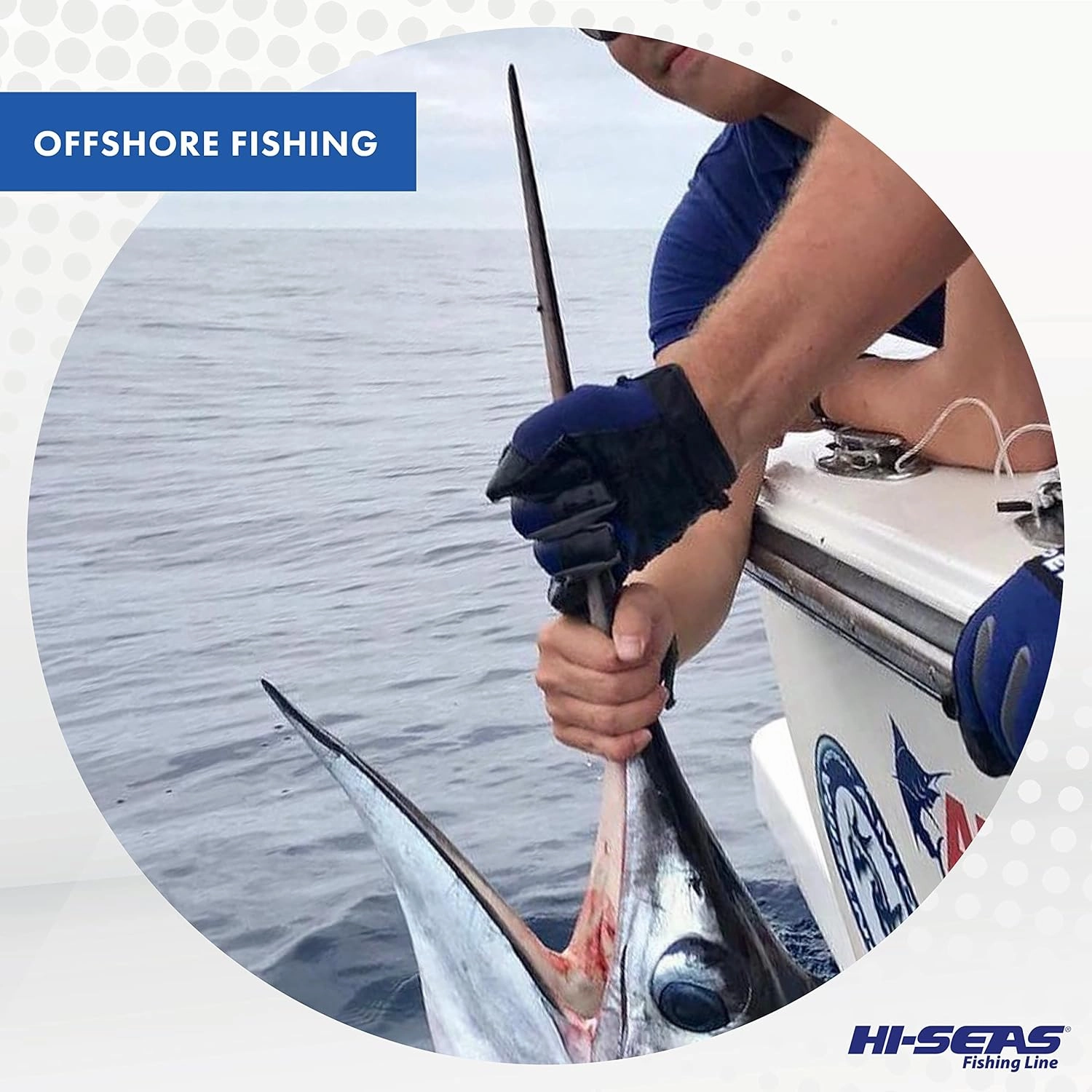 HI-SEAS Quattro Monofilament Fishing Line - Low-vis 4 Color Camo, Strong & Durable Performance Saltwater Main Line