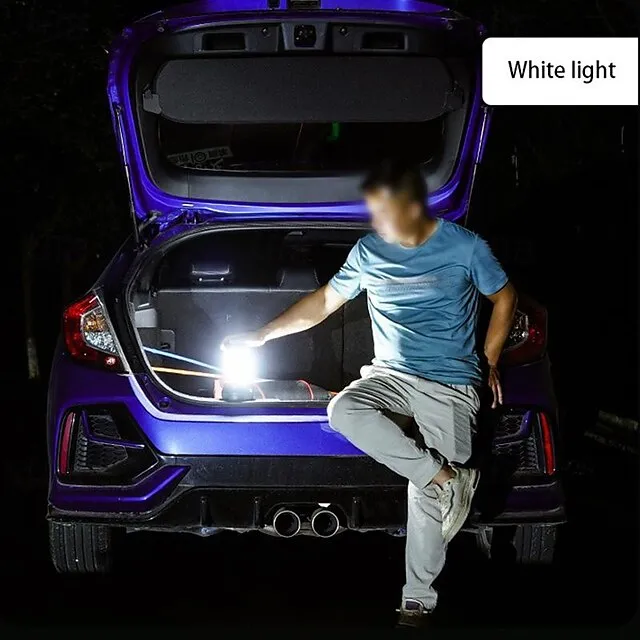 High Bright LED Camping Light Waterproof Portable Searchlight Emergency Charging Camping Light Outdoor Fishing Waterproof Patrol Searchlight