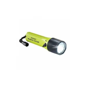 High Visibility Yellow LED Handheld Flashlight, Alkaline AA, 183lm