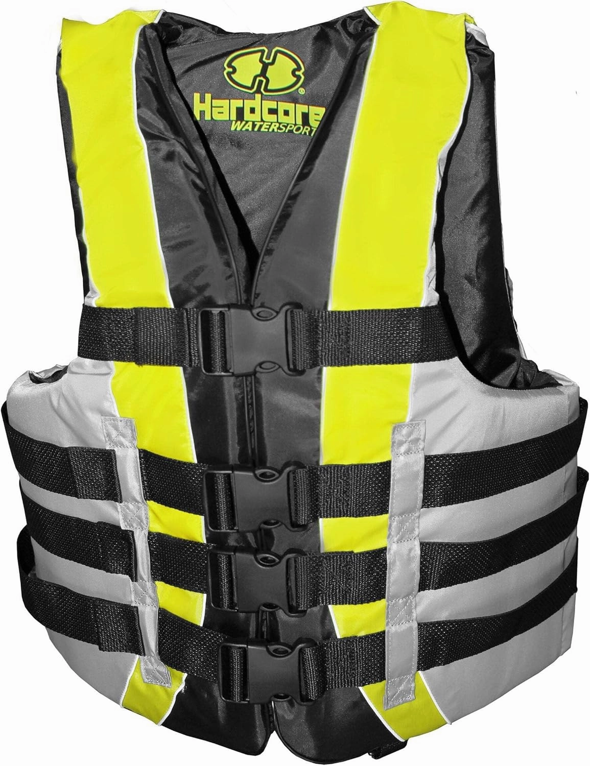 High-Performance Hardcore Adult Life Vest | USCG Approved Safety Flotation Device for Water Sports, Boating, and Outdoor Adventures | Fully Enclosed and Designed for Max Visibility