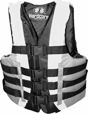 High-Performance Hardcore Adult Life Vest | USCG Approved Safety Flotation Device for Water Sports, Boating, and Outdoor Adventures | Fully Enclosed and Designed for Max Visibility