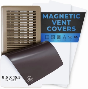 High Strength Magnetic Vent Cover 3 Pack (8" X 15.5") for Floor, Wall and Ceiling Steel Registers, Home and RV, HVAC and AC