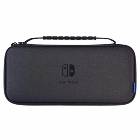 HORI Nintendo Switch Slim Tough Pouch (Black) for Nintendo Switch OLED Model - Officially Licensed